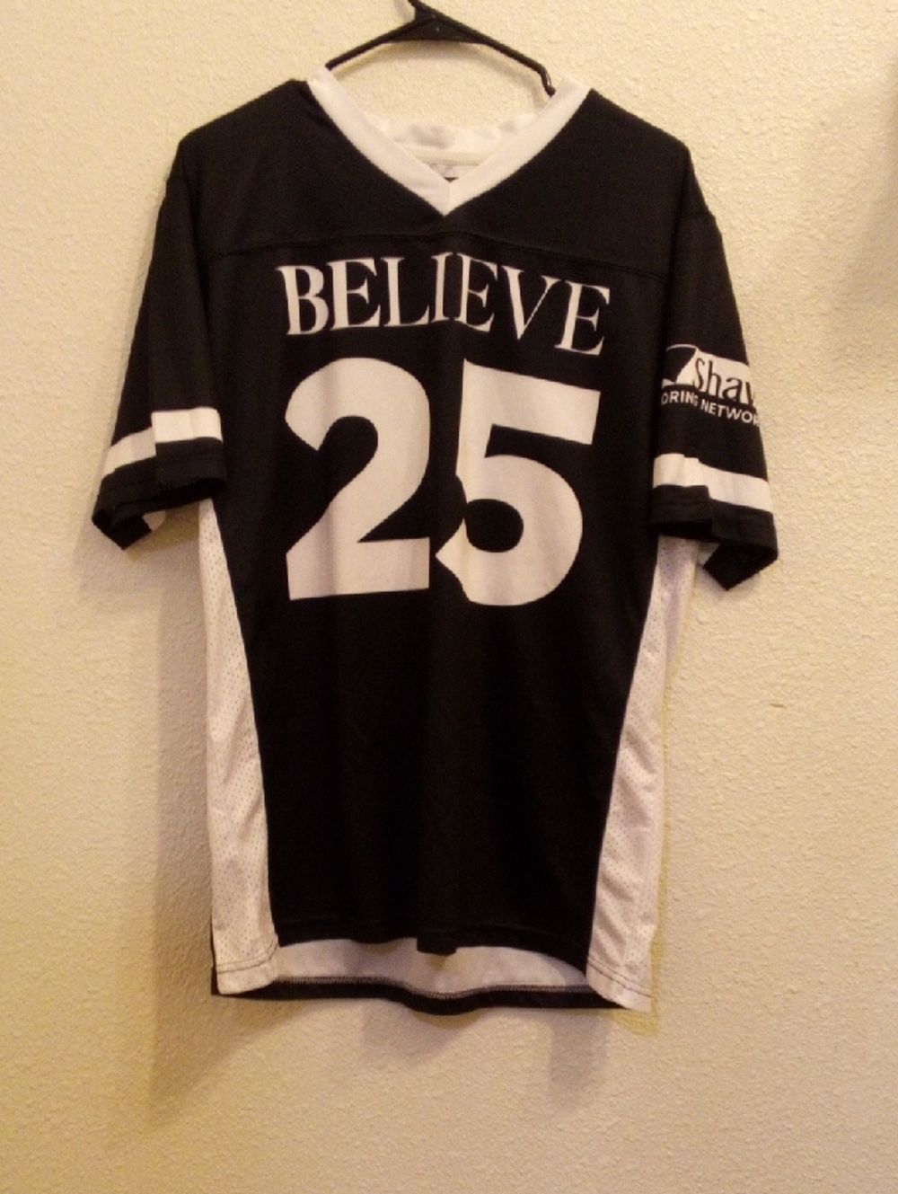 Believe 25 Black & White Women's Jersey